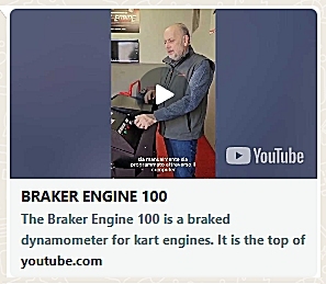 REEL BANCO KART BRAKER ENGINE 100