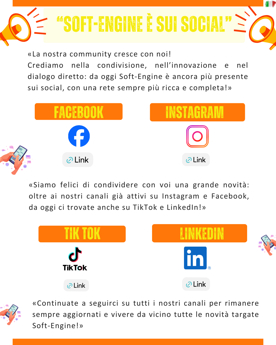 SOFT-ENGINE è SUI SOCIAL