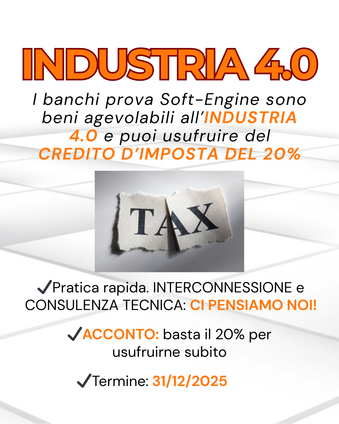 AGEVOLAZIONE FISCALE: INDUSTRIA 4.0